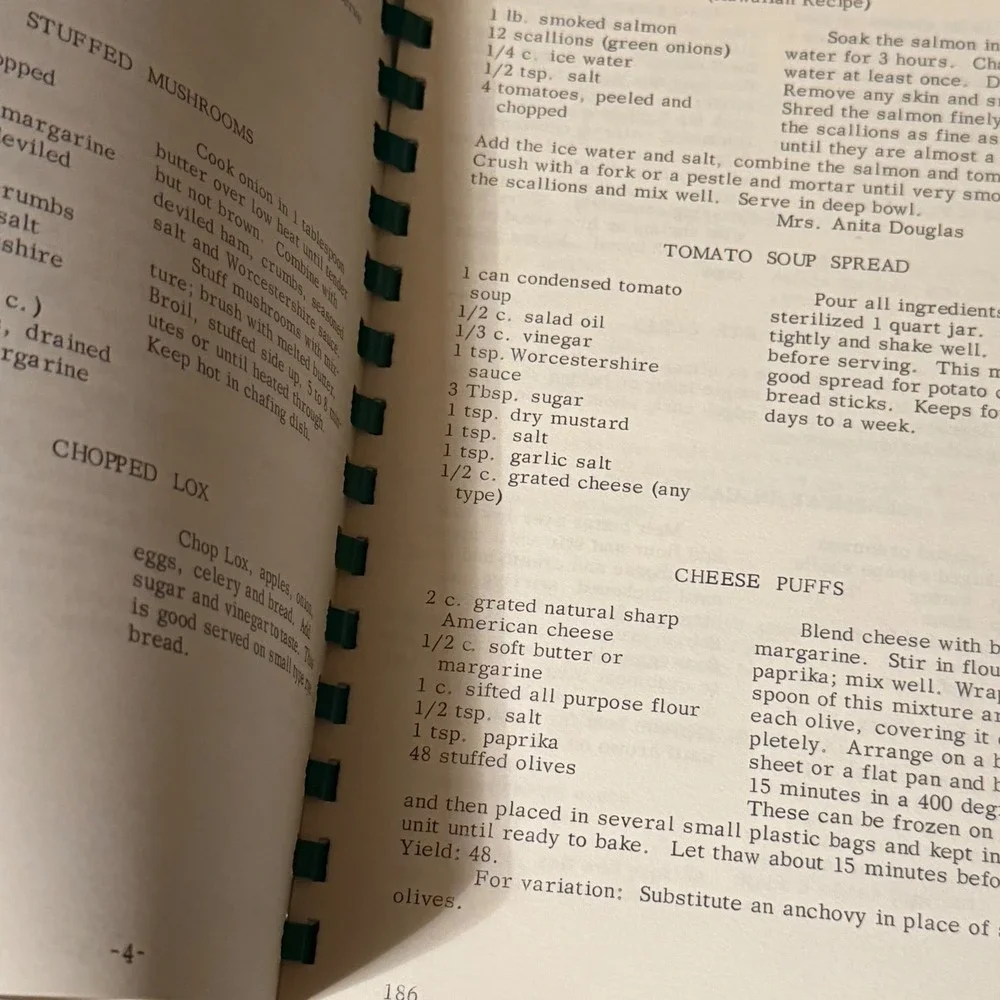N/A vintage cookbook